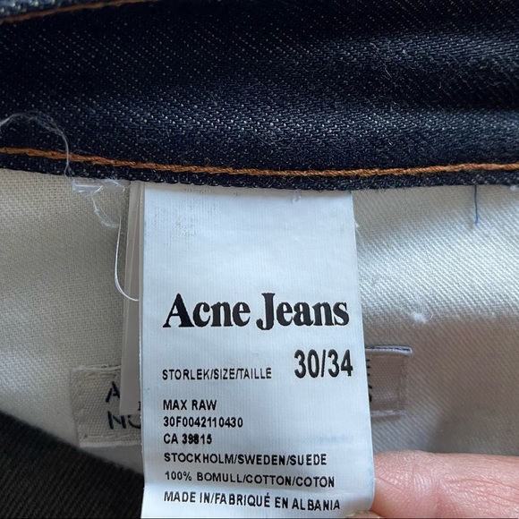 ACNE JEANS // Storlek straight leg jeans - Picture 3 of 3